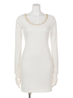 チェーンスプリングOP/ホワイト