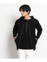 VioletBuffaloWallowsかのこ編みニットパーカー/ネイビー(093)