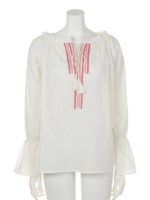 【anap mimpi】タッセル付き刺繍TOPS/ピンク(008)