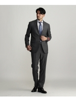 ピンヘッドストライプシングルスーツ/チャコールグレー(314)
