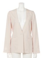 リラックスノーカラーJK/ベージュ