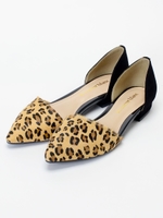 レオパードセパレートパンプス/ベージュ柄