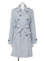 EDIE TRENCH COAT/L/BLU
