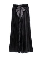 ベロアプリーツパンツ/ピンク