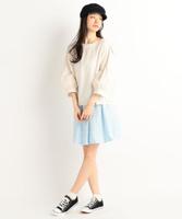 幾何学柄リバーシブルスカート