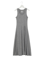 KNIT SLIT OP/GRAY