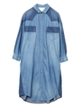 DENIM SHIRT DRESS/インディゴ