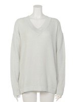 LOOSELY V/N TOPS/WHT