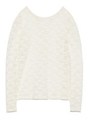 カットレーストップス/WHT