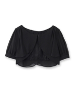 Dorry Doll シフォンレースボレロ/ブラック(019)