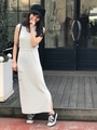 ニットセットビスチェワンピース/NAVY