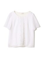 キラキラジョーゼットブラウス/ピンク(090)