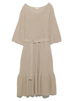 マキシニットワンピース/BEG