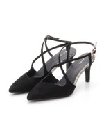 クロスバックストラップパンプス/GRAY