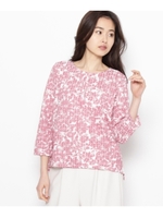 ジャガードフラワープルオーバー/ラズベリーピンク(173)