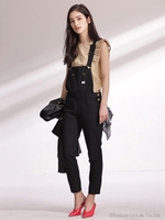 Lee×安西こずえ/別注スリムテーパードサロペット/D.インディゴ