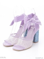 [LILICIOUS]ラメヒールサンダル/PINK