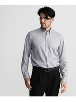 CS_千鳥スーパードライボタンダウンシャツ/グレー(419)