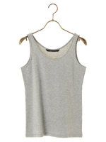 ・ラメタンクトップ/杢グレー