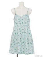 RAGE DINOSAURS CAMISOLE ONE-PIECE/MINT