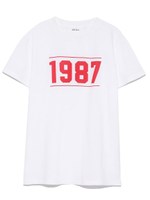 1987プリントTシャツ/RED