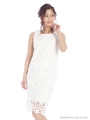 レースワンピース/ホワイト