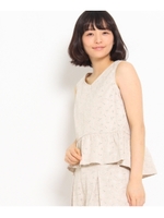 ◆総刺繍ブラウス/ナチュラル(150)