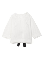 RIBBON BLOUSE/ネイビー