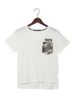 VNポケット/Tシャツ/オフホワイト/アメリカ
