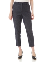 ピンヘッドセンタープレスパンツ/ネイビー(120)