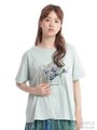 super hakka×sawa はなとpitcherプリントTシャツ/グリーン