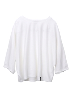 LINED DOLMAN SLEEVE TOP/アッシュ