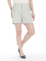 【OUTLET】ストレッチジャガードショートパンツ/ライトグリーン