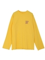 【emmaコラボ】カラーL/S TEE/イエロー