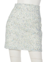 レースタイトスカート/ブルー