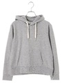 ・裏毛フードパーカー/杢ライトグレー