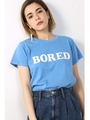 【AZUL by moussy】20/-綿天竺BORED　T/SAX