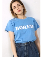 【AZUL by moussy】20/-綿天竺BORED　T/SAX