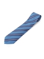 FRANCO BASSI レジメンタルストライプネクタイ/ライトブルー(591)