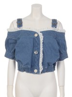 Kz denim ofusyoru TOPS/カーキ