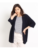 リリーコットントッパーカーディガン/ブルー(092)