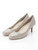 【ストレスフリー】ラインストーンヒールリボンパンプス/SILVER