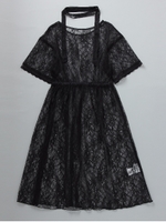 レースワンピース/ピンクベージュ