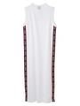 LOGO LINE DRESS/ホワイト