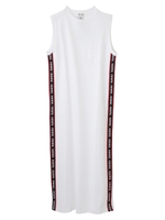 LOGO LINE DRESS/ホワイト