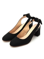 ◆vanity beauty バックリボンパンプス/ライトベージュ(051)