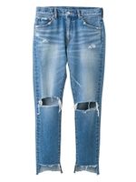 DISTRESSED DENIM PANTS/インディゴ