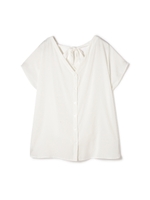 《BLANCHIC》ジョーゼットブラウスバックリボン/カーキ(180)