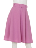 フレアカラースカート(ローズピンク、ライトブルー)/ローズピンク