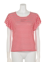 ラッフルロゴTシャツ/RD